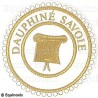 Badge / Macaron GLNF – Grande tenue provinciale – Grand Orateur – Dauphiné Savoie – Brodé machine